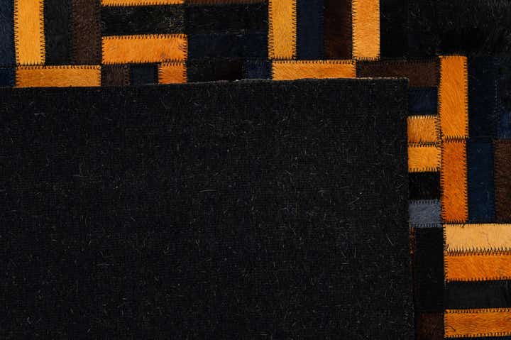 5' x 7' 11 Cowhide - Patchwork Rug