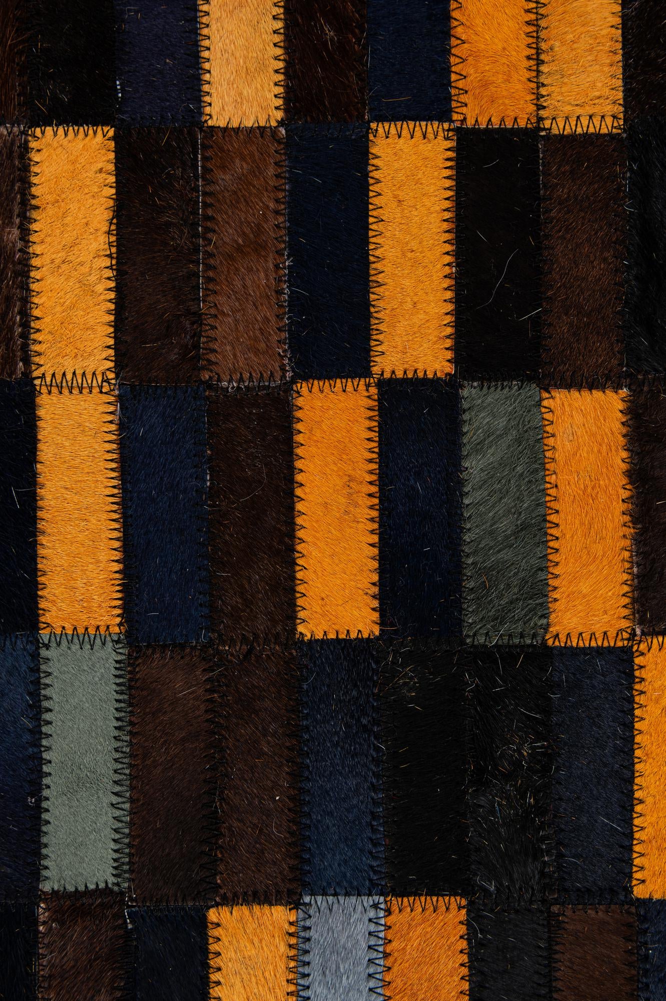5' x 8' Cowhide - Patchwork Rug