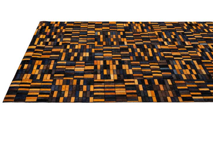 4' 11 x 7' 11 Cowhide - Patchwork Rug