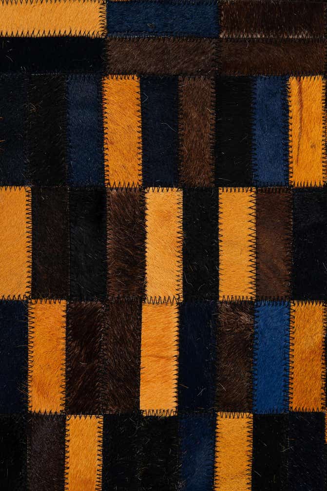 4' 11 x 7' 11 Cowhide - Patchwork Rug