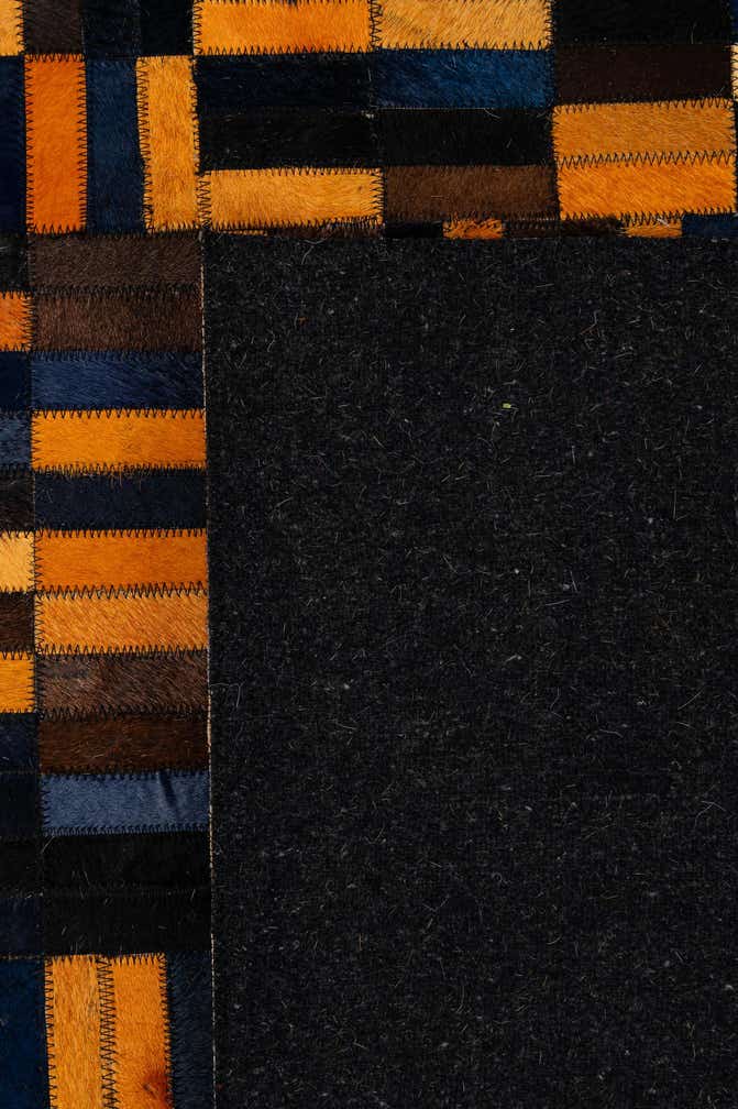 4' 11 x 7' 11 Cowhide - Patchwork Rug