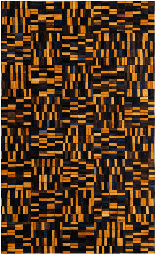 4' 11 x 7' 11 Cowhide - Patchwork Rug