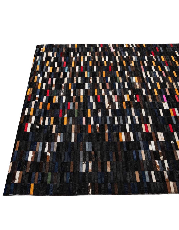 Detail image of 5' 2 x 7' 11 Cowhide - Patchwork Rug