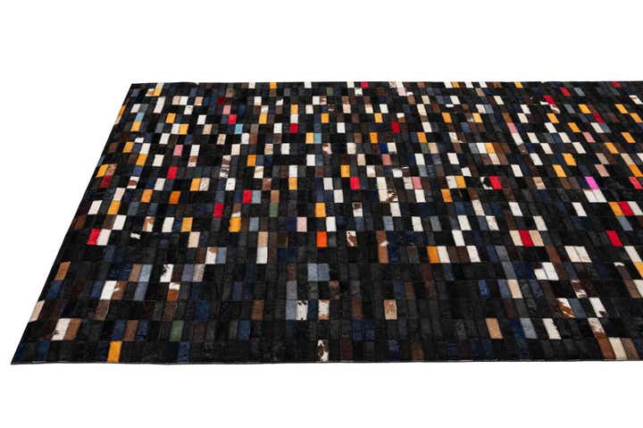 5' 2 x 7' 11 Cowhide - Patchwork Rug