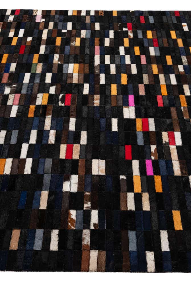 5' 2 x 7' 11 Cowhide - Patchwork Rug