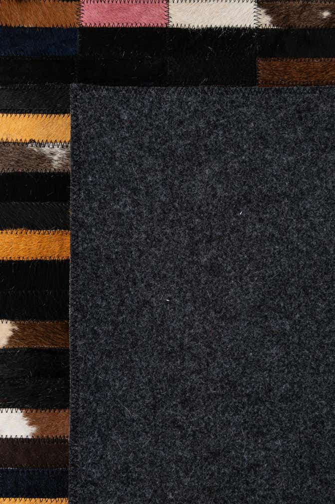 5' 2 x 7' 11 Cowhide - Patchwork Rug