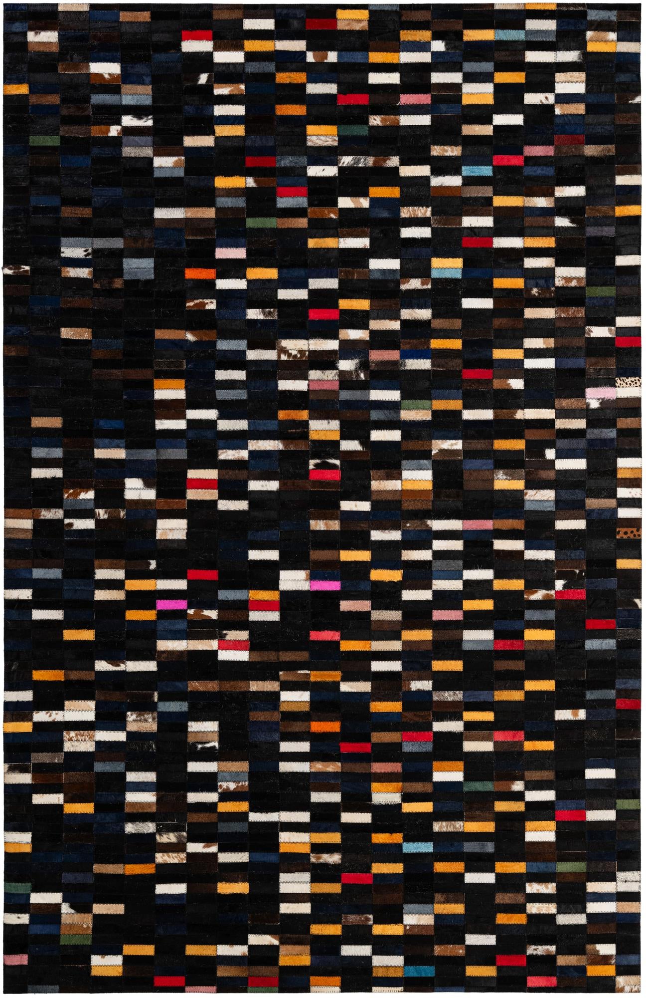 5' 2 x 7' 11 Cowhide - Patchwork Rug
