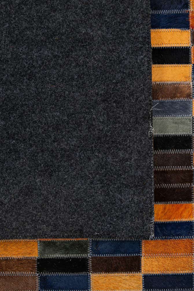 5' 1 x 8' Cowhide - Patchwork Rug