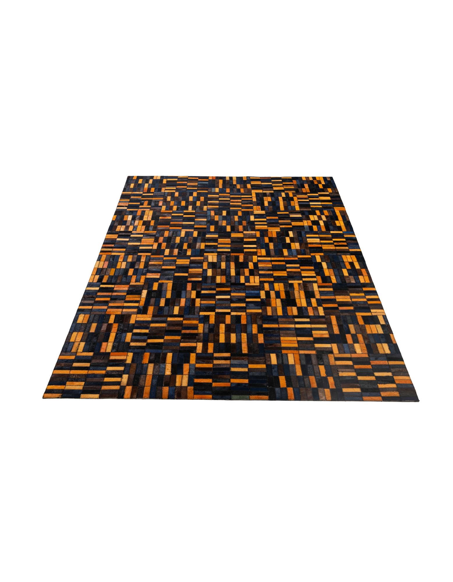 4' 11 x 7' 11 Cowhide - Patchwork Rug