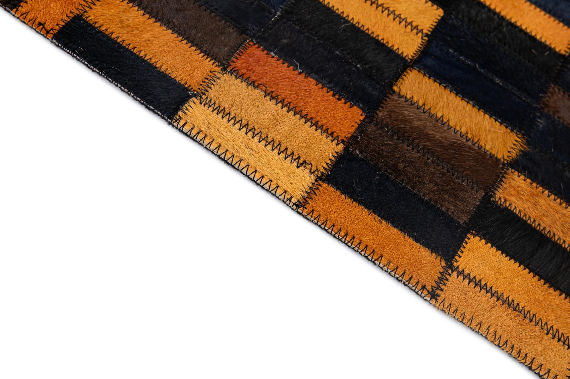 4' 11 x 7' 11 Cowhide - Patchwork Rug