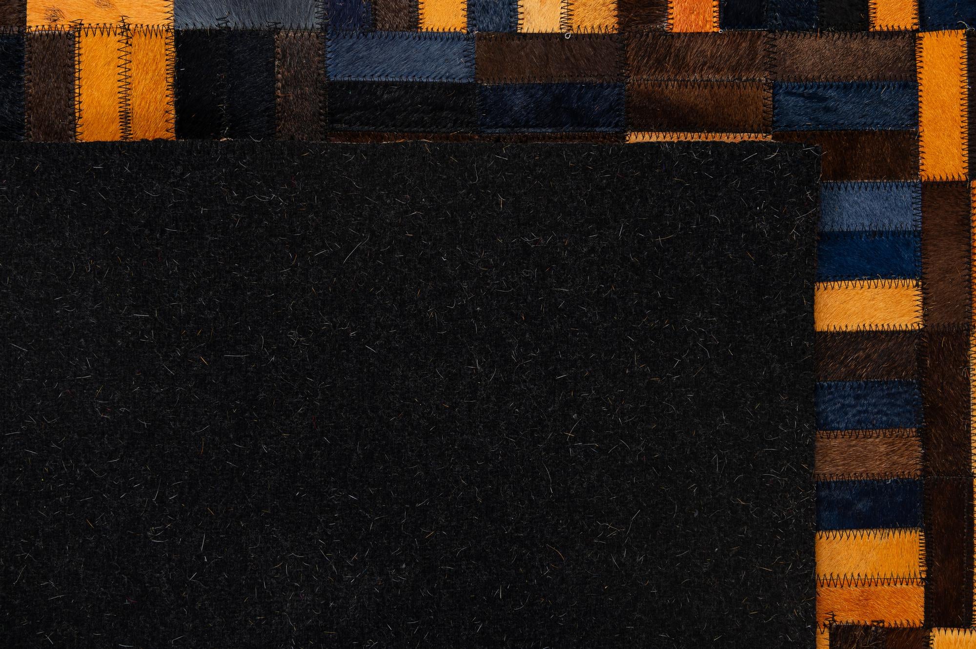 4' 11 x 7' 11 Cowhide - Patchwork Rug