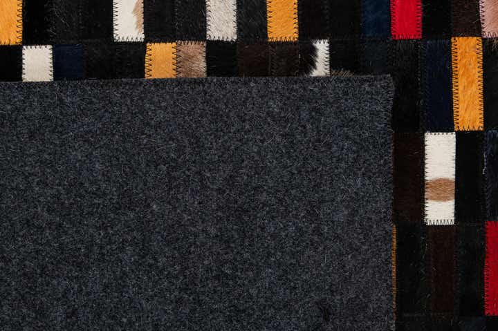 5' 2 x 7' 11 Cowhide - Patchwork Rug