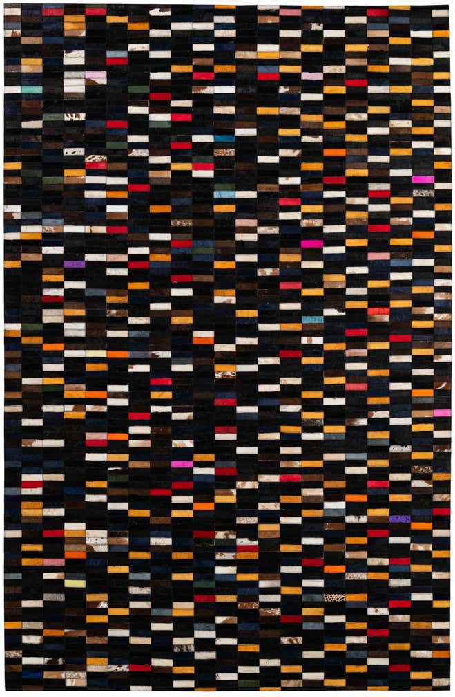 5' 2 x 7' 11 Cowhide - Patchwork Rug