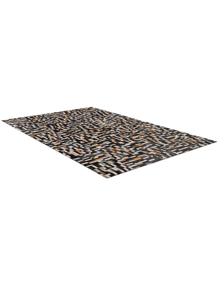 Detail image of 5' 1 x 8' 1 Cowhide - Patchwork Rug