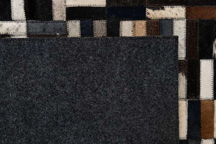 5' 1 x 8' 1 Cowhide - Patchwork Rug