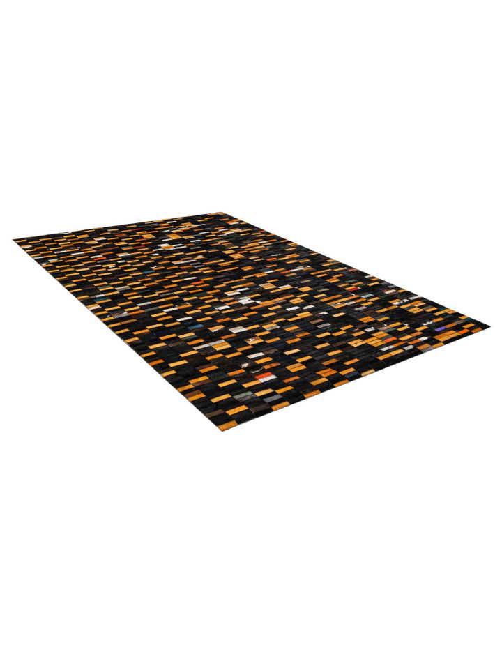 5' 2 x 7' 10 Cowhide - Patchwork Rug