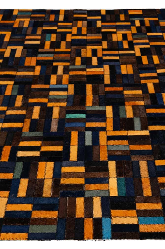4' 11 x 7' 11 Cowhide - Patchwork Rug