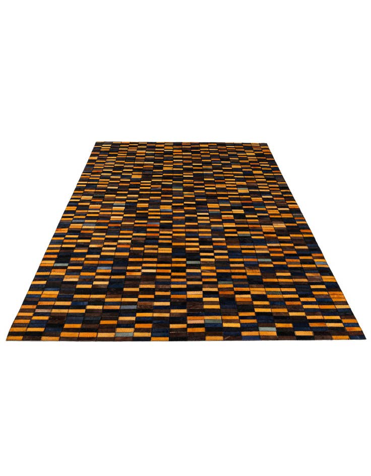 Detail image of 5' x 7' 11 Cowhide - Patchwork Rug