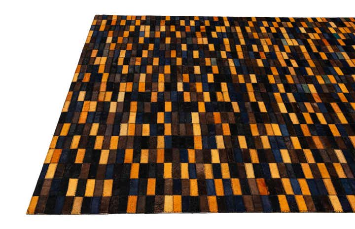 5' x 7' 11 Cowhide - Patchwork Rug