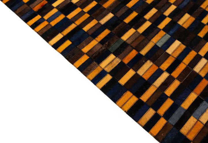 5' x 7' 11 Cowhide - Patchwork Rug
