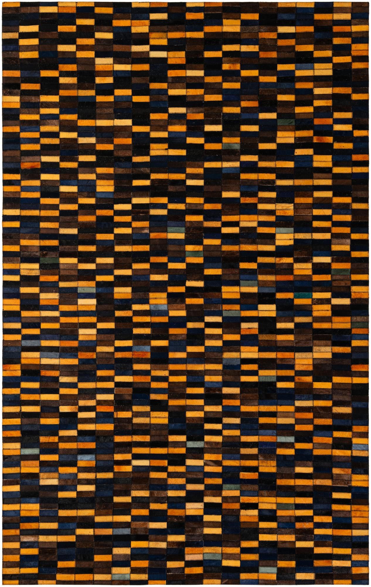 5' x 7' 11 Cowhide - Patchwork Rug