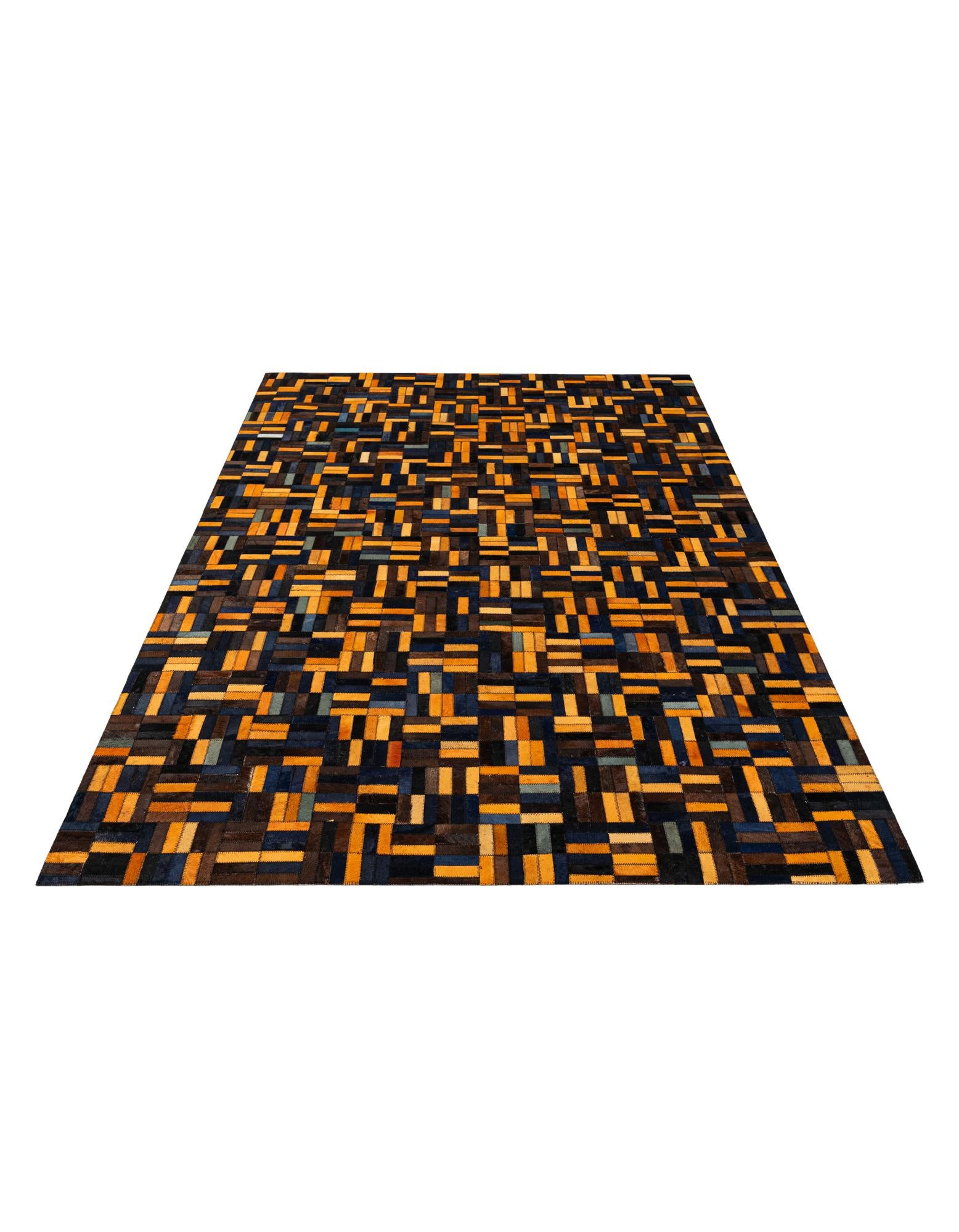 5' x 7' 11 Cowhide - Patchwork Rug