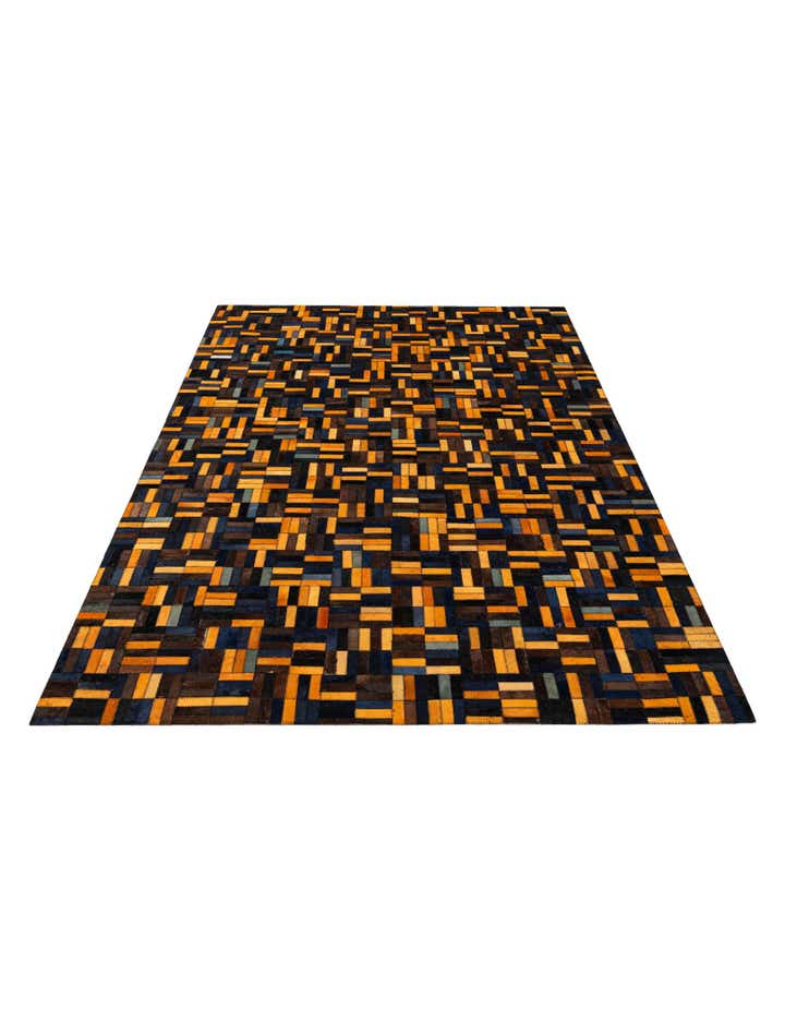 5' x 7' 11 Cowhide - Patchwork Rug