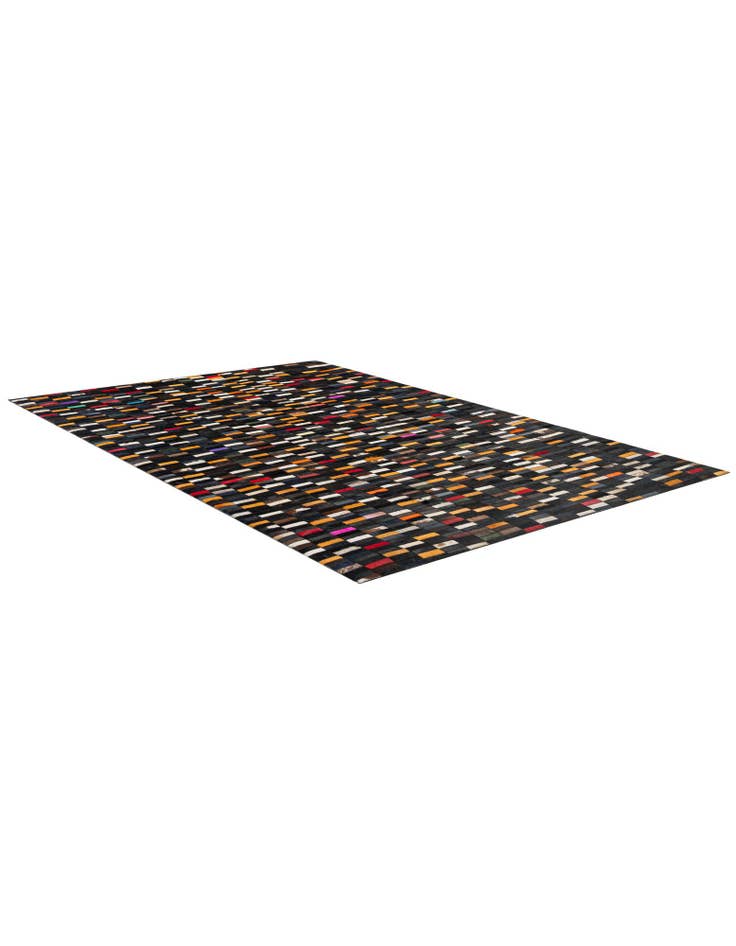 Detail image of 5' 2 x 8' Cowhide - Patchwork Rug