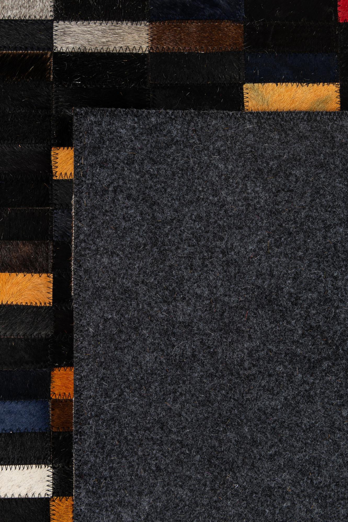 5' 2 x 8' Cowhide - Patchwork Rug