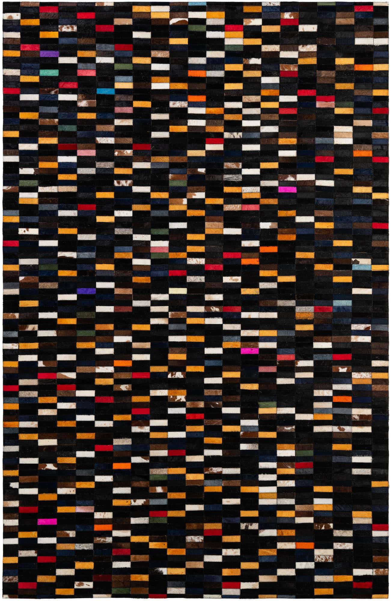 5' 2 x 8' Cowhide - Patchwork Rug
