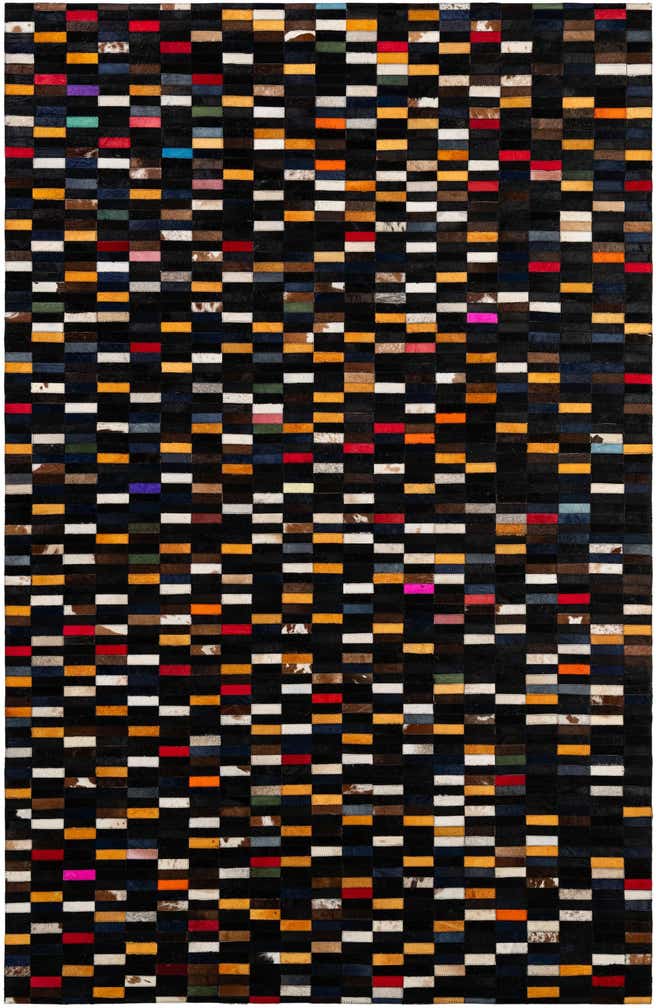 5' 2 x 8' Cowhide - Patchwork Rug