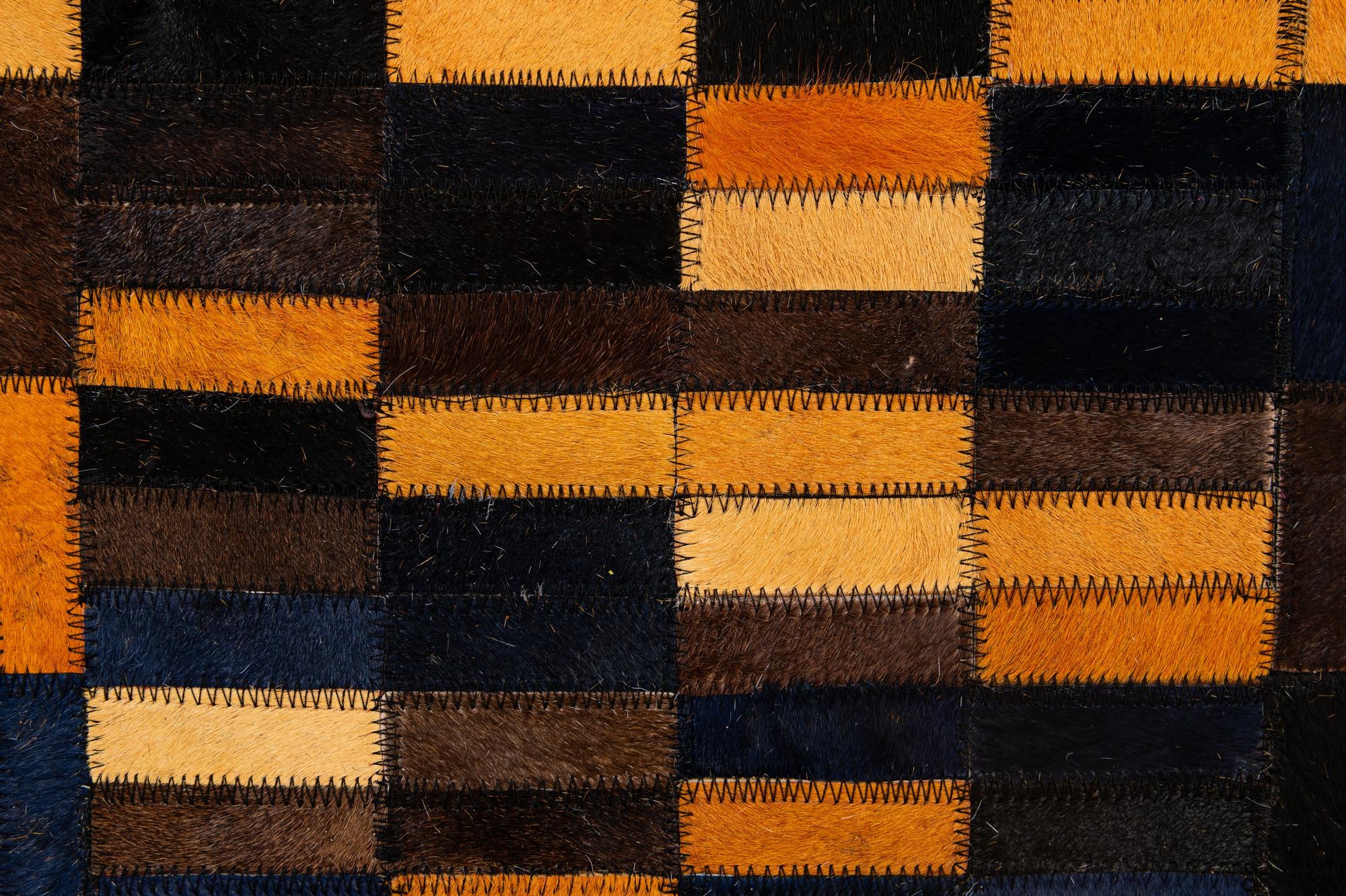 5' x 7' 11 Cowhide - Patchwork Rug