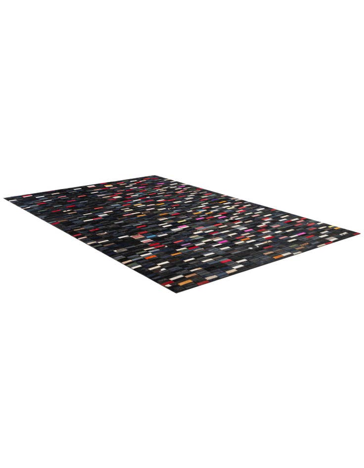 Detail image of 5' 2 x 7' 11 Cowhide - Patchwork Rug
