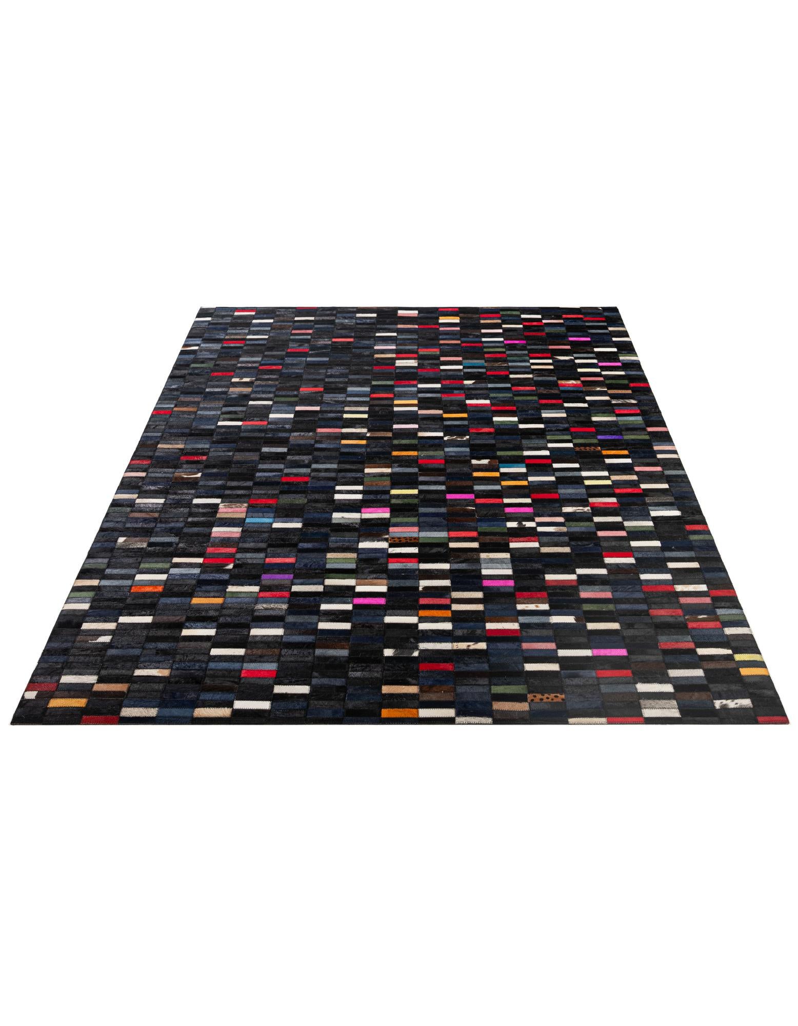5' 2 x 7' 11 Cowhide - Patchwork Rug