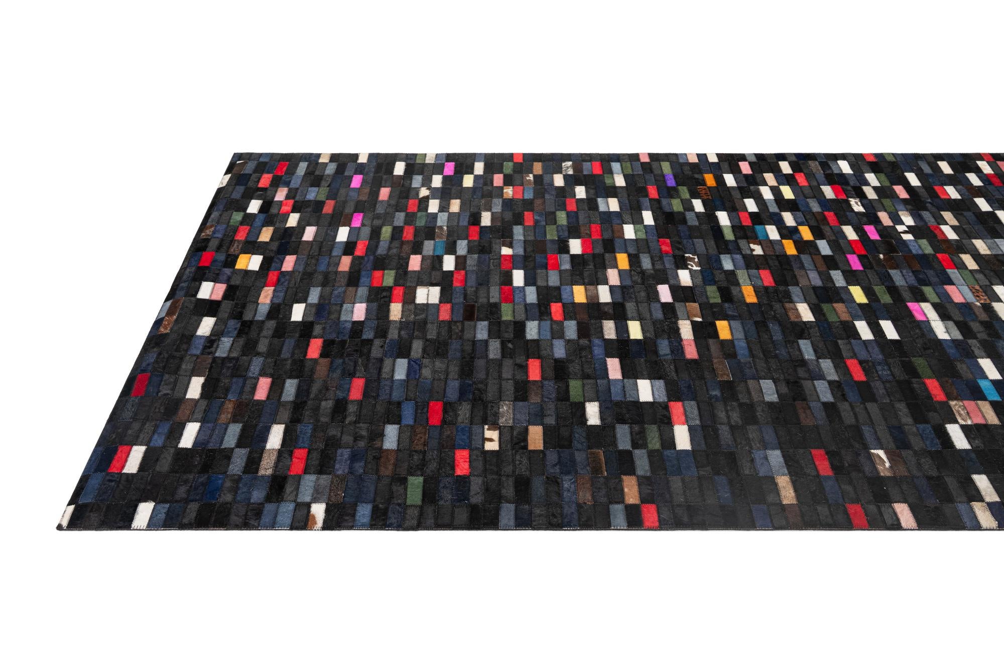 5' 2 x 7' 11 Cowhide - Patchwork Rug
