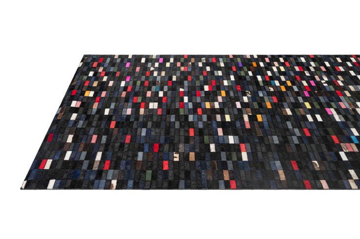 Detail image of 5' 2 x 7' 11 Cowhide - Patchwork Rug