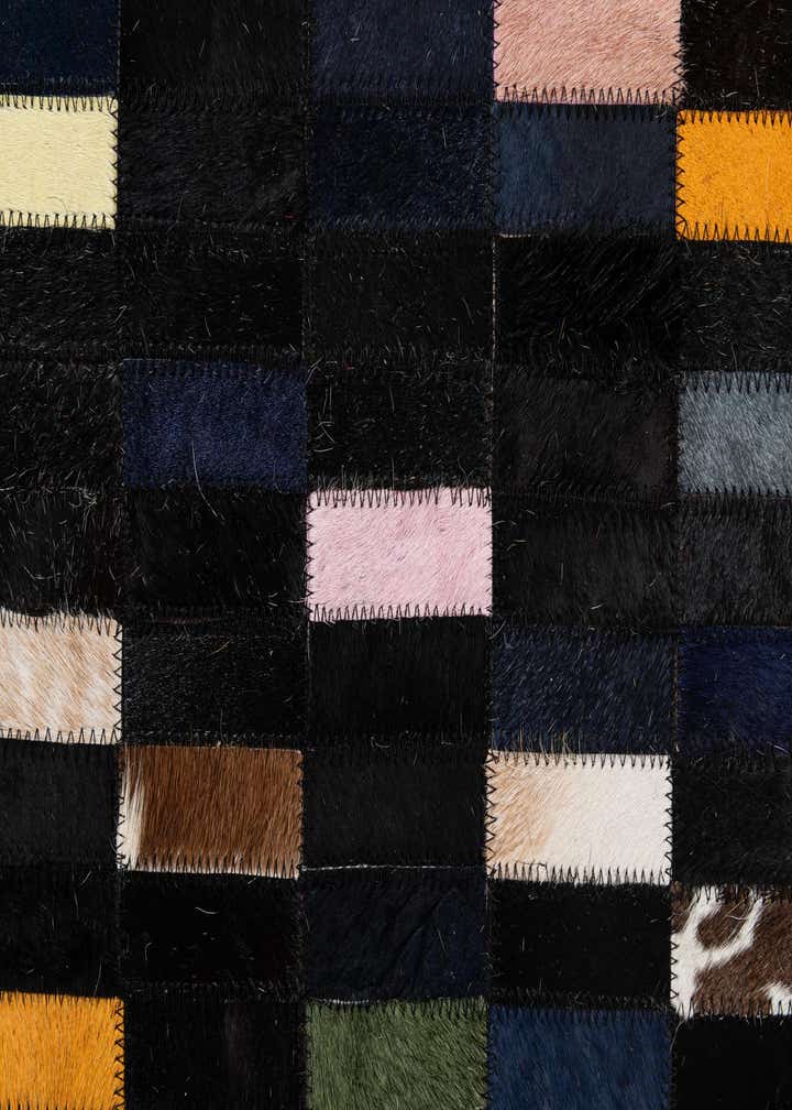5' 2 x 7' 11 Cowhide - Patchwork Rug