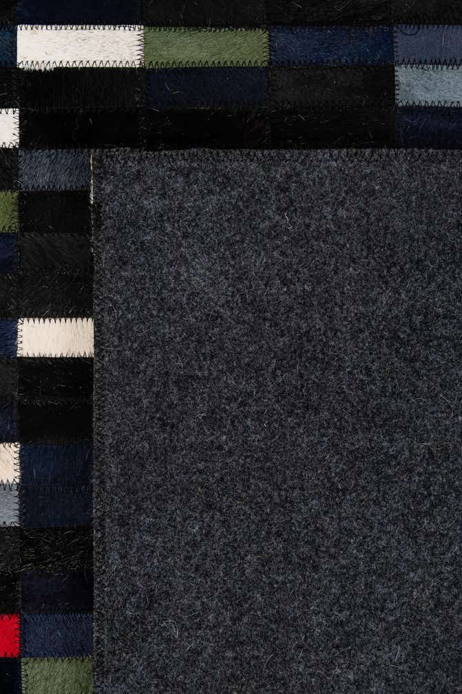 5' 2 x 7' 11 Cowhide - Patchwork Rug