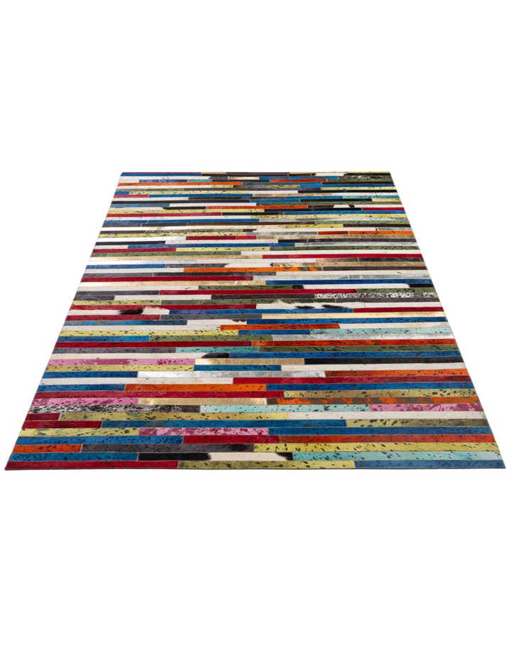 5' 1 x 8' 1 Cowhide - Patchwork Rug