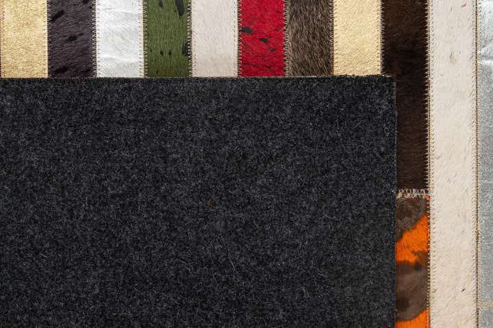 5' 1 x 8' 1 Cowhide - Patchwork Rug