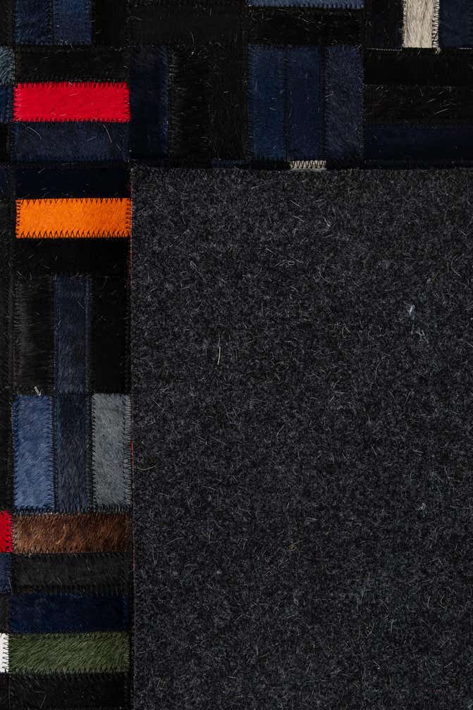 5' 1 x 8' Cowhide - Patchwork Rug