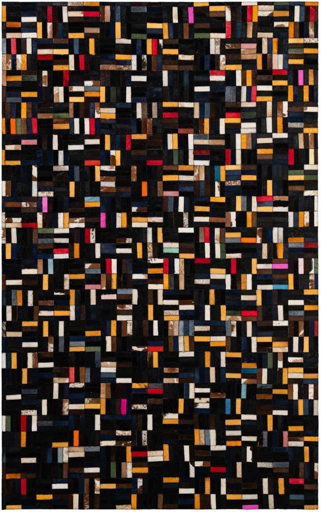 5' 1 x 7' 11 Cowhide - Patchwork Rug