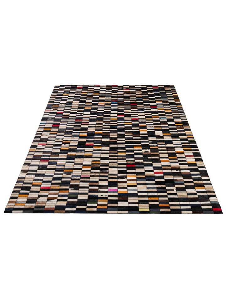 5' 2 x 8' Cowhide - Patchwork Rug