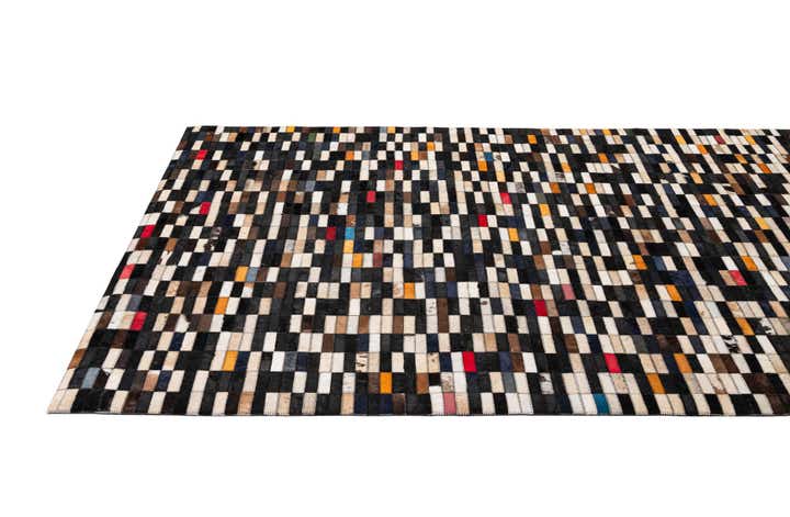 5' 2 x 8' Cowhide - Patchwork Rug