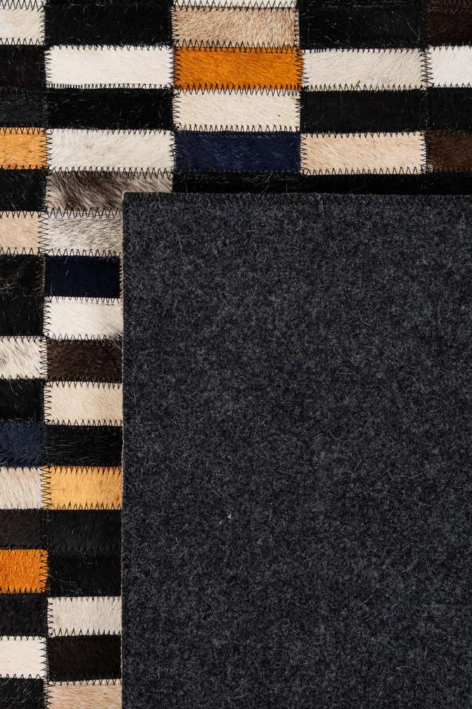 5' 2 x 8' Cowhide - Patchwork Rug