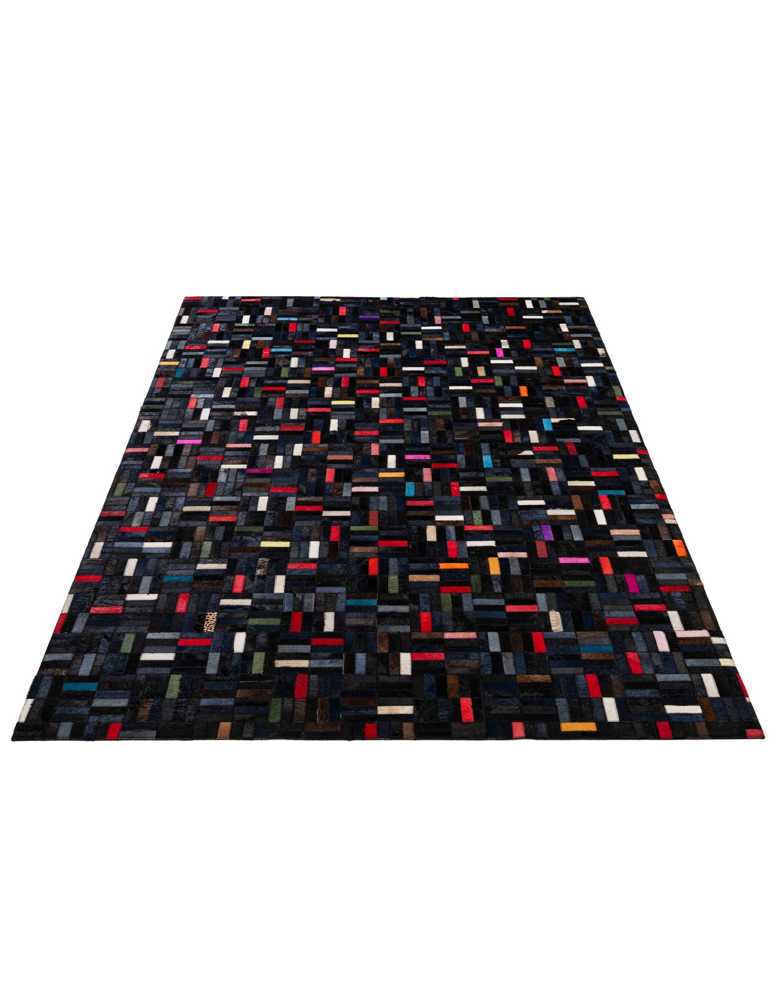 5' 1 x 8' Cowhide - Patchwork Rug