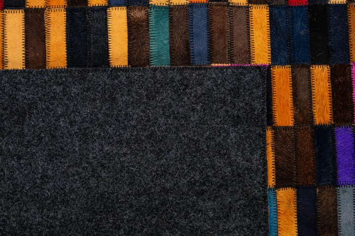 5' x 7' 11 Cowhide - Patchwork Rug