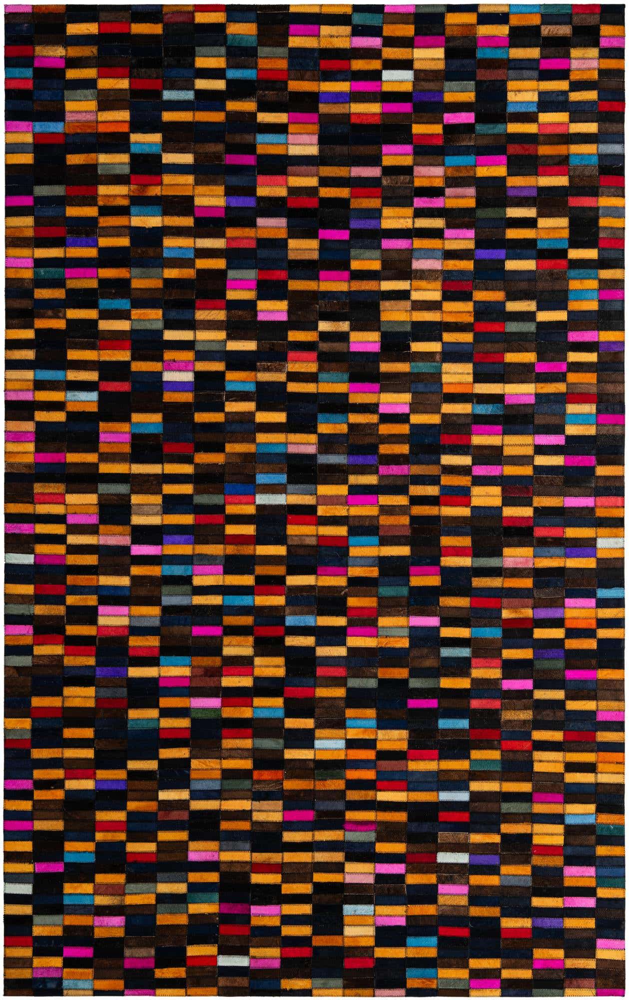 5' x 7' 11 Cowhide - Patchwork Rug