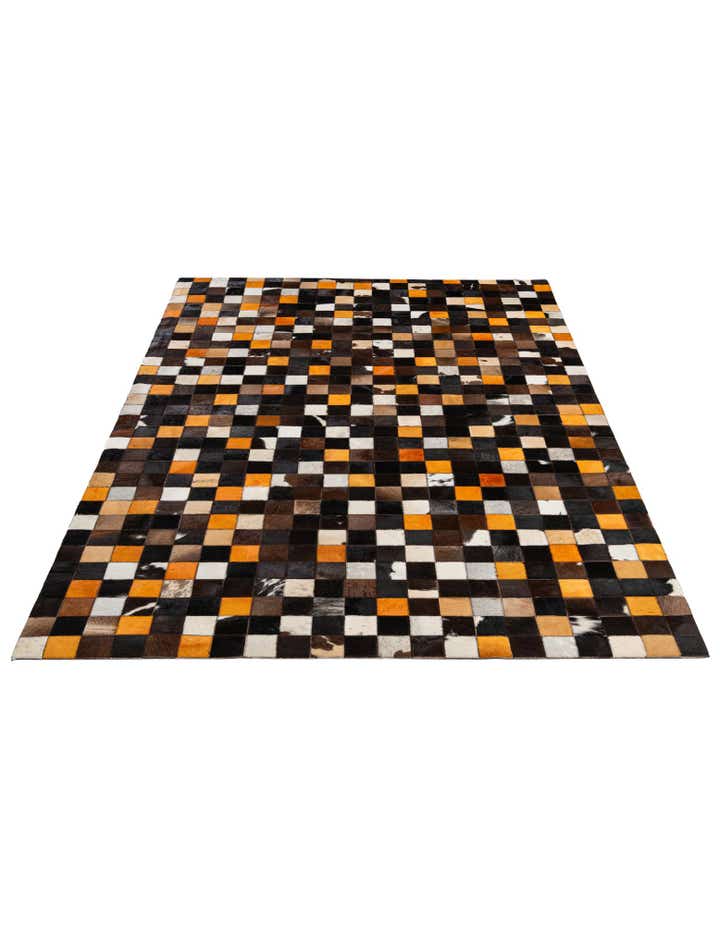 5' 2 x 7' 11 Cowhide - Patchwork Rug