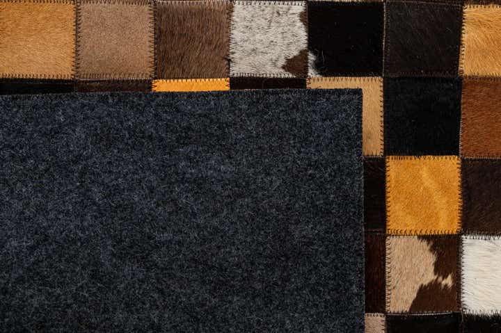 5' 2 x 7' 11 Cowhide - Patchwork Rug